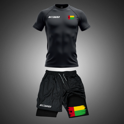 Camiseta Rashguard de alto rendimiento de Guinea-Bissau