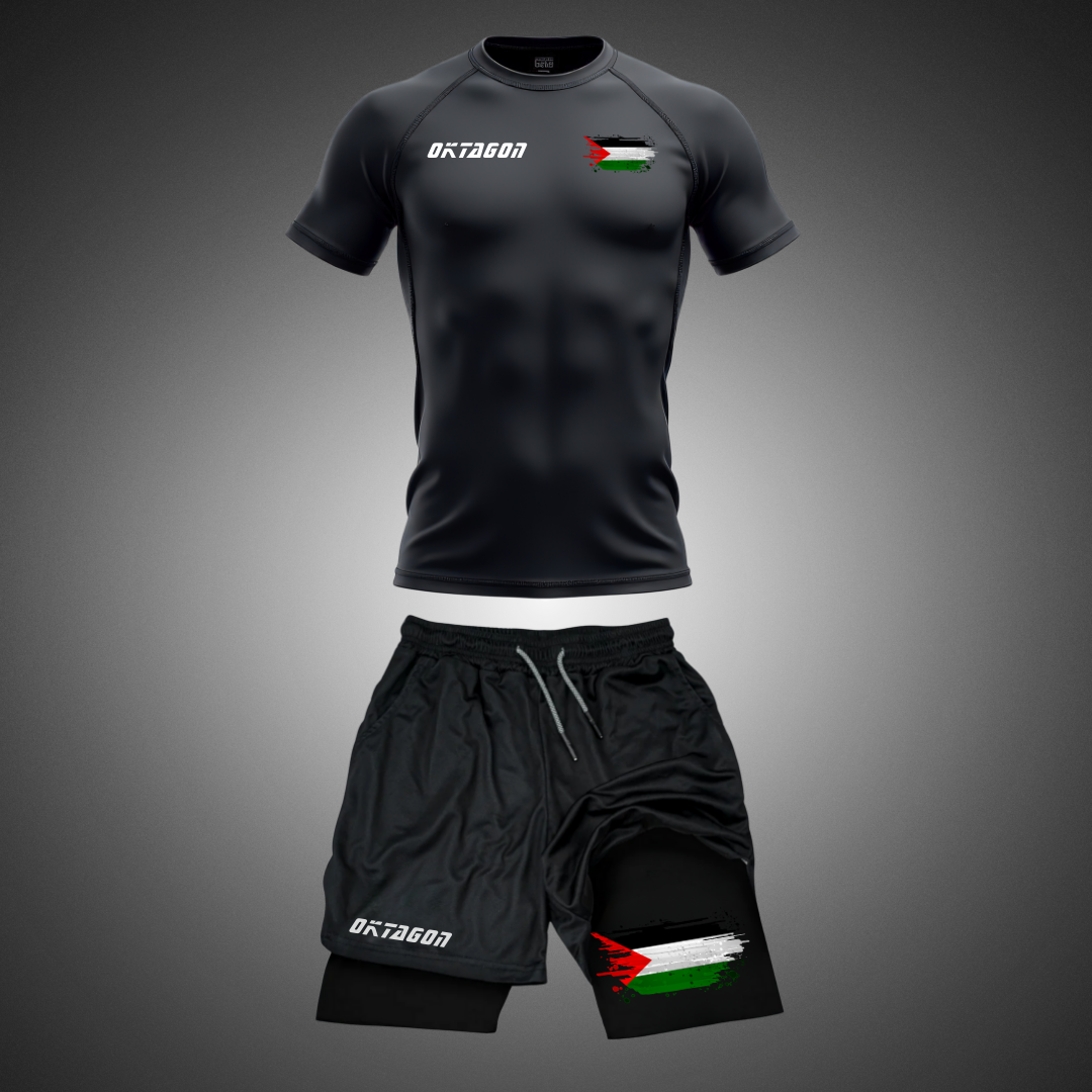 Camiseta Rashguard Palestina Performance