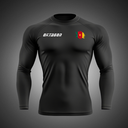 Camiseta Rashguard de rendimiento de Camerún