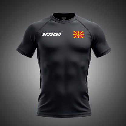 Rendimiento de la camiseta Rashguard Macedonia