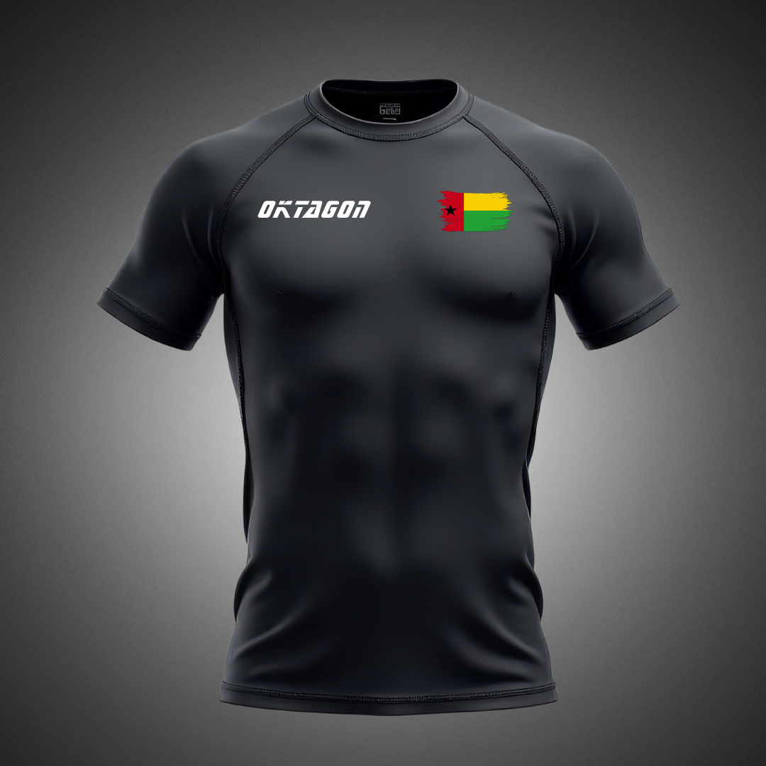 Camiseta Rashguard de alto rendimiento de Guinea-Bissau