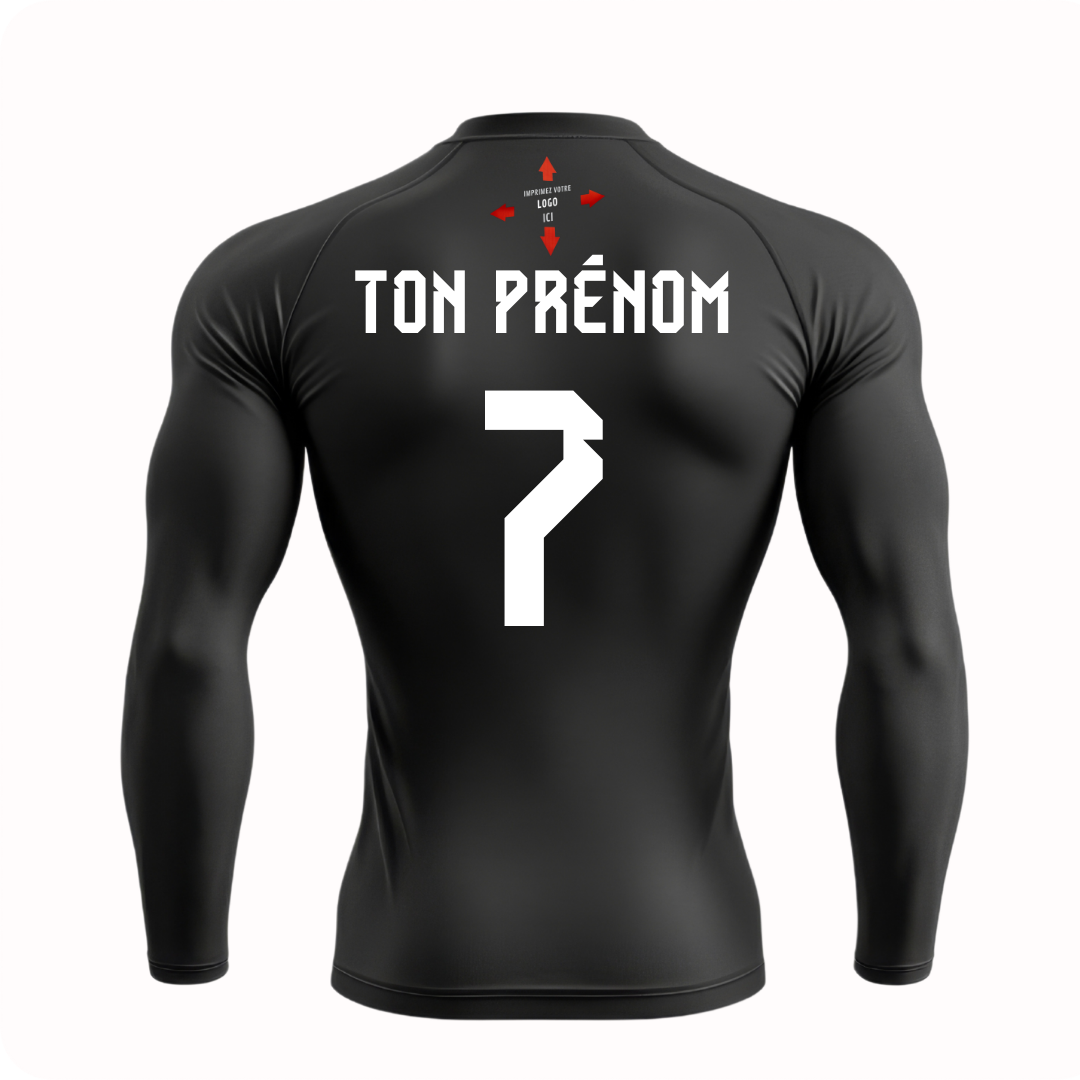 Rashguard Personnalisé avec Votre Logo - Manche longue