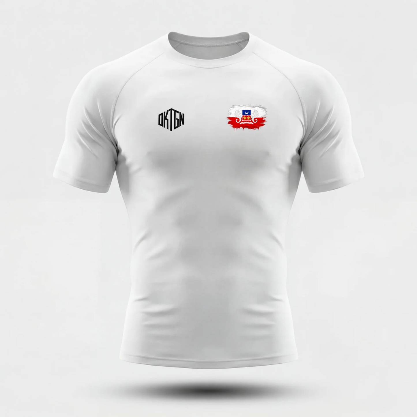 Rashguard Mayotte blanc face