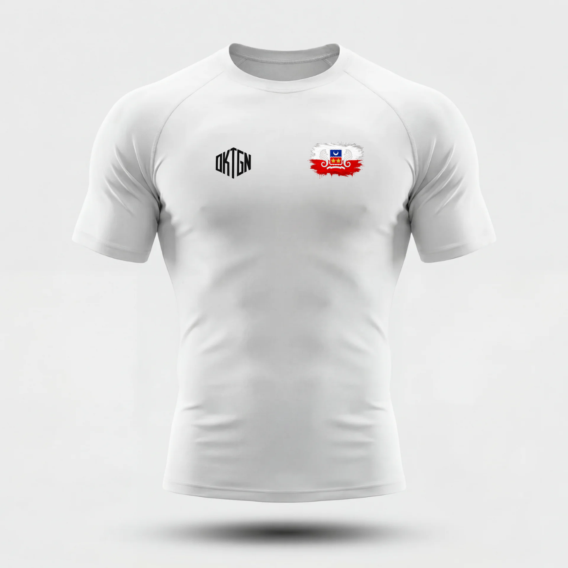 Rashguard Mayotte blanc face