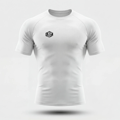 Rashguard face blanc