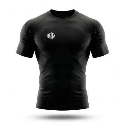 Rashguard face noir