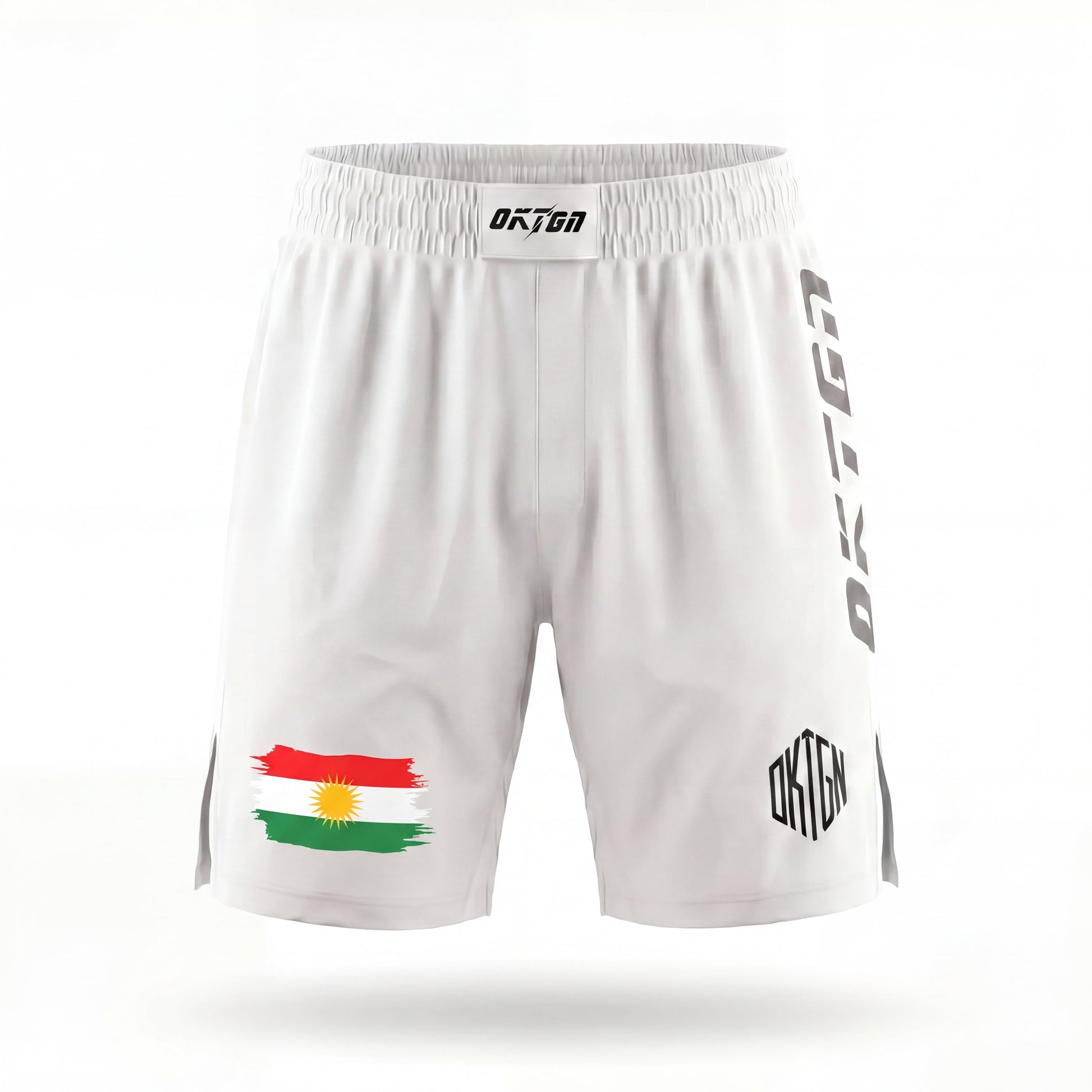 Short Kurdistan face blanc