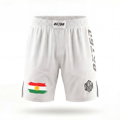 Short Kurdistan face blanc