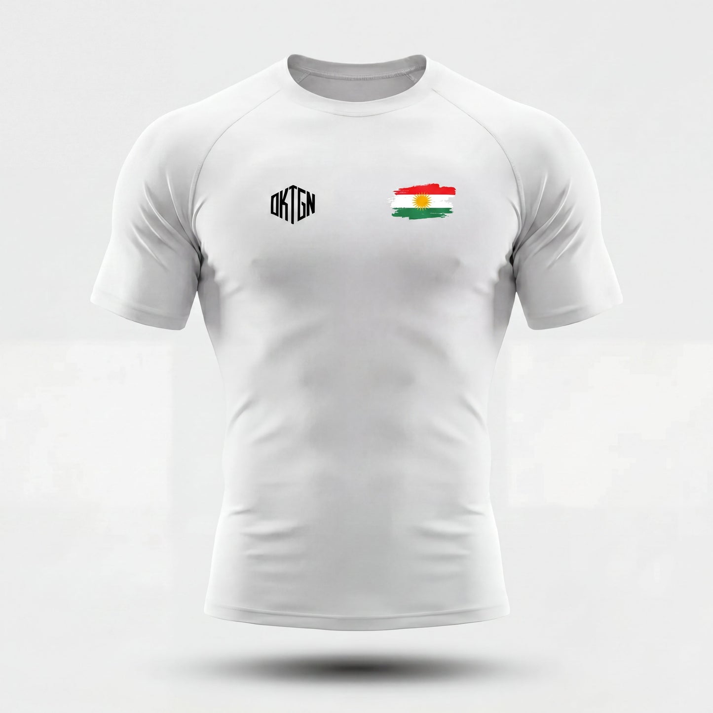 Rashguard Kurdistan face blanc