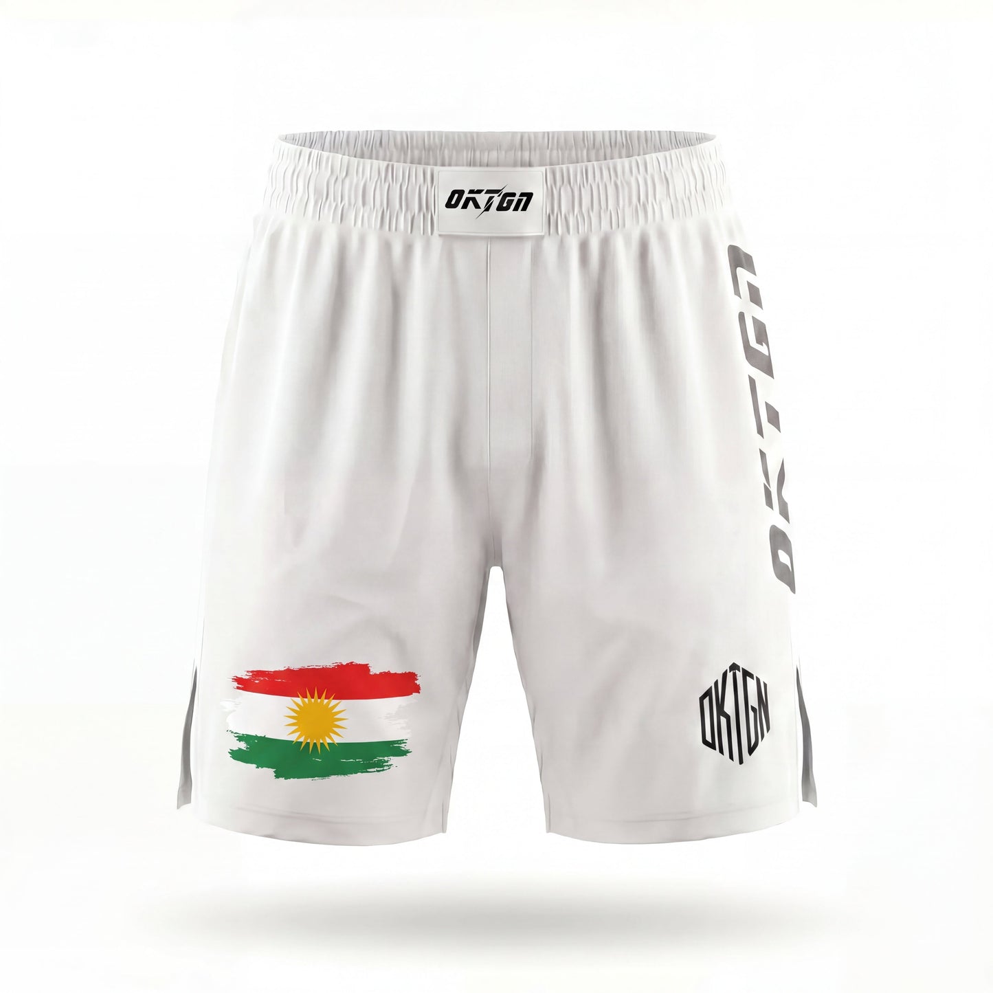 Short Kurdistan face blanc