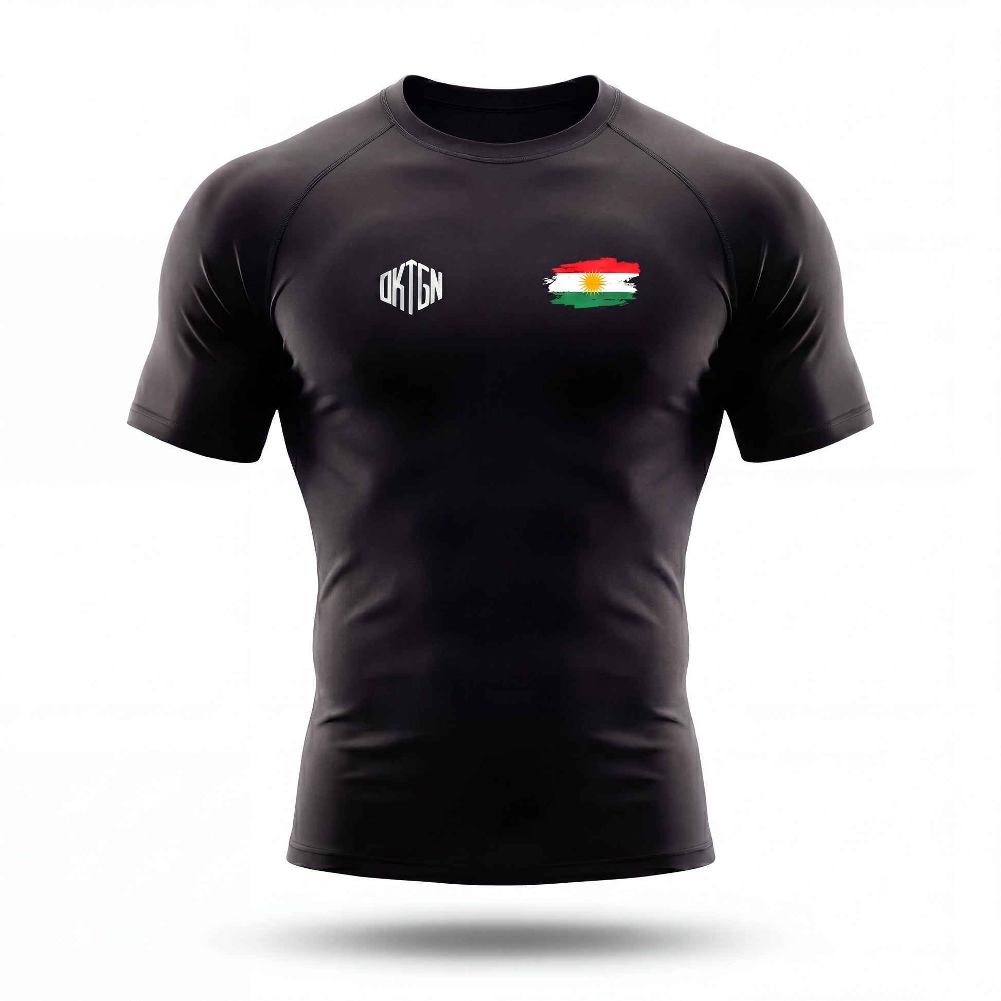 Rashguard Kurdistan face noir