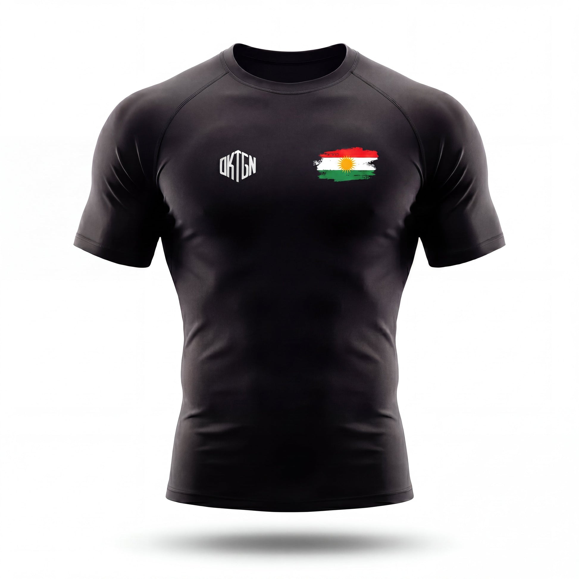 Rashguard Kurdistan face noir