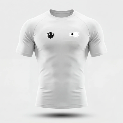 Rashguard Corse face blanc