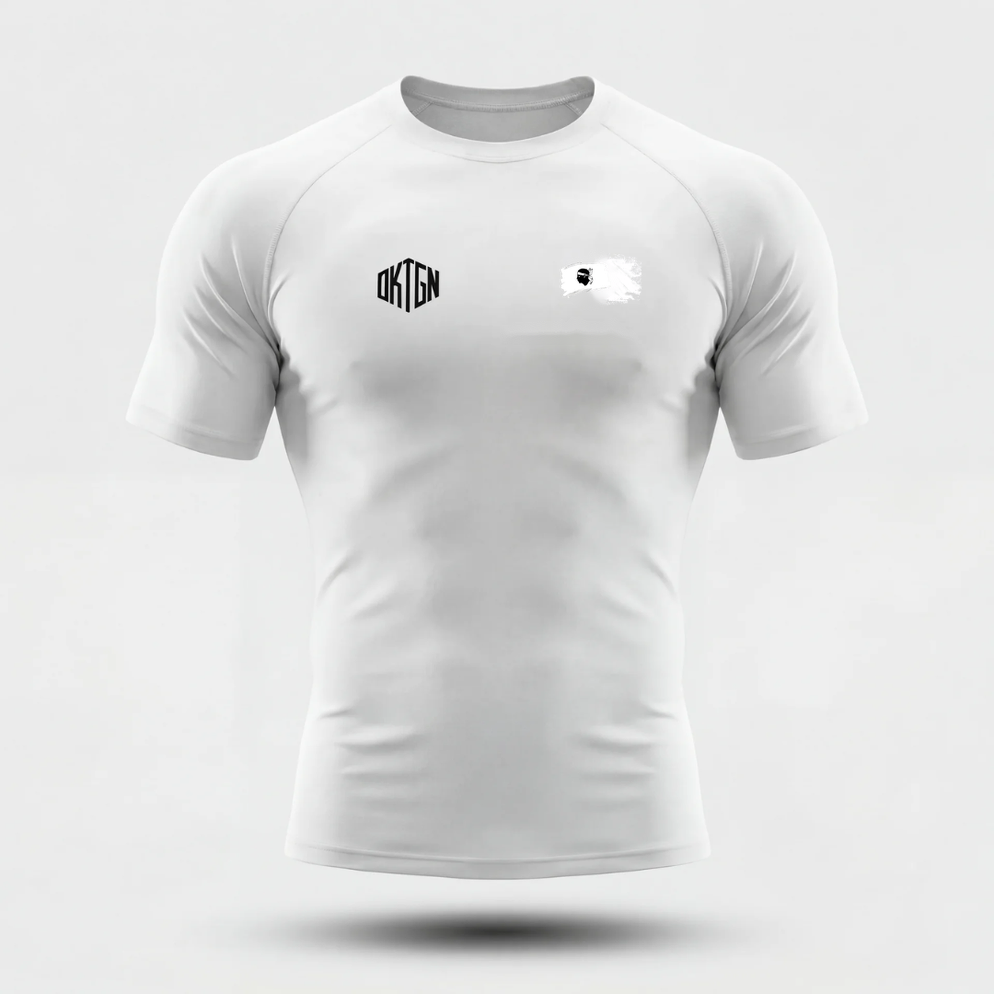 Rashguard Corse face blanc
